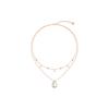 Swarovski Cattitude Moonlight Cat Double-Sided Necklace Women necklace Rose-Gold 5566726