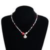 Beautiful Bohemian Starfish Pendant Necklace Colorful Bead Choker Adjustable Neck Chain Jewelry for Women and Girls