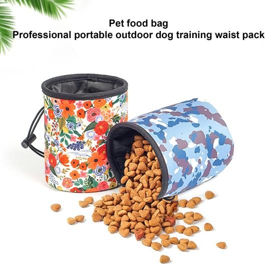 Yousheng Waterproof Pet Snack Bag Large Capacity Portable Dog Training Pocket Bag with Elastic Cord And Safety Clip for Training Essential