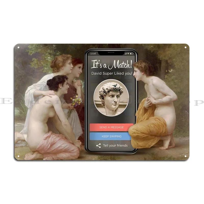 The Power Of Love Metal Plaque Design Pub Printing Bar Cave Club Tin Sign Poster 20X30CM