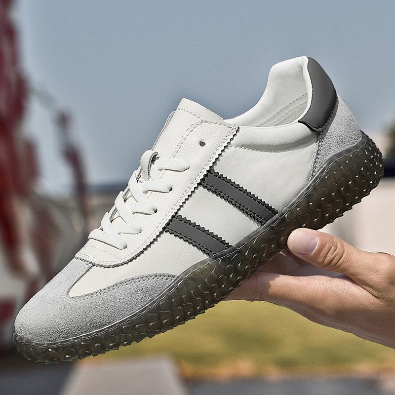 Autumn trendy shoes fashion transparent shoes soft sole casual shoes breathable board shoes men's sports shoes flat baseplate shoes