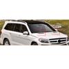 1668800105 1668800205 1 Pair Upper Front Hood Bonnet Grille Grill Vent Cover Trim Fit for Mercedes Benz W166 GL ML 2012-2015 ABS