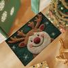 Christmas Doormat Non-Slip Reindeer Bathroom Doormat 23.6x15.7 Inch Washable Christmas Kitchen Mat For Holiday Porch Entryway