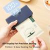 USB Rechargeable Heat Bag Sealing Machine Bottom Magnet Sealing Clip  Heat Seal Tool