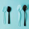 Heads Plain Spoons - 2/Black (100 count) Black W24 x H121mm M-SNB2 100 count