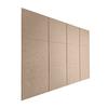 12Pcs Cork Bulletin Boards 30x30cm Adhesive Backing Message Board Wall Mount Photo Display Note Organizer for Home Office Classroom