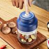 Electric Garlic Masher Mini Portable Veggie Chopper USB Charging Wireless Food Processor Meat Slicer Egg Beater