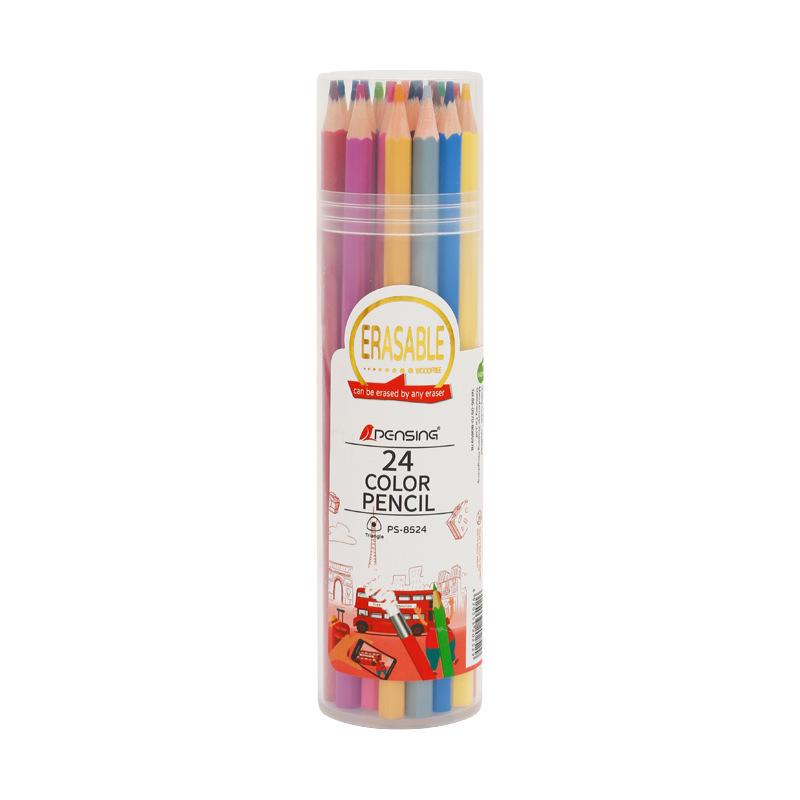 Matita Esagonale Cancellabile Multicolore Cancelleria Scuola Primaria Bambini Penna per Graffiti Strumento Artistico Matita Colorata
