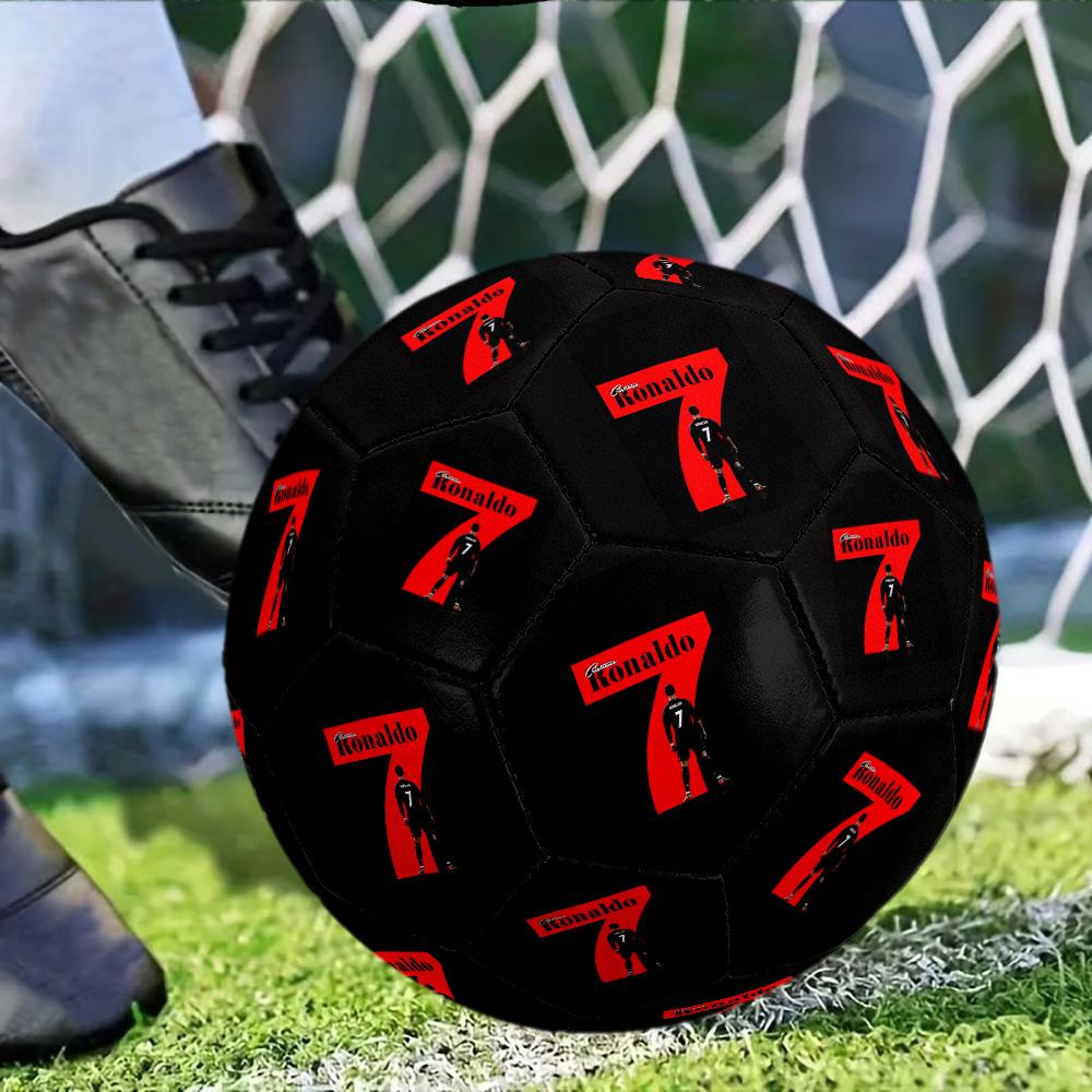 Like Cristiano Ronaldo Soccer Ball Size 5 Football Machine-Stitched Indoor/Outdoor Universal Football Soccer Accessory