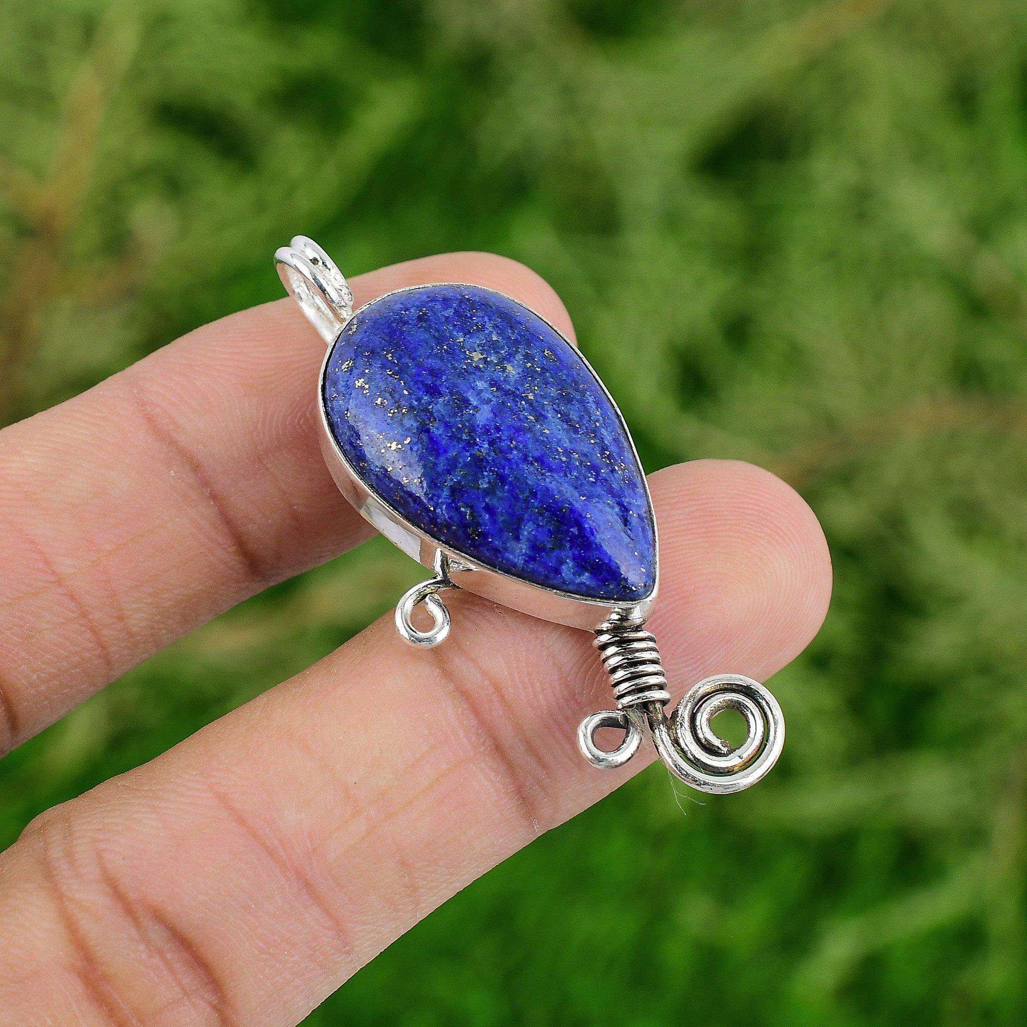

Lapis Lazuli Pendant 925 Sterling Silver Pendant Amazing Handmade Jewelry Natural Gemstone Pendant Gifts For Mom