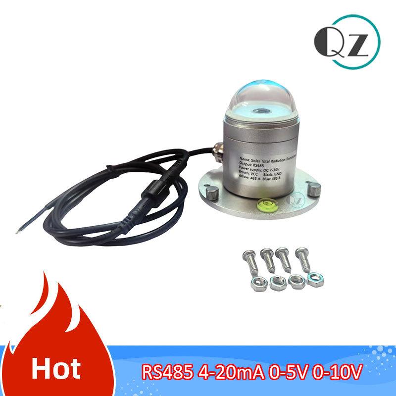 RS485 photoelectric total solar radiation sensor sunshine hour meter radiation monitoring meteorological outdoor 0-2000W/m ²