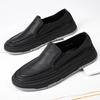 Fashion New British Style Men Genuine Leather Shoes Classic Business Office Shoes Casual Loafers Breathable Thick Bottom Men Dress Shoes
