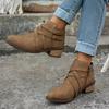 Autumn Elegant Women Plus Size Shoes for Women 36-43 Pointed Toe Comfortable Non-slip Ankle Boots Women Footwear 2026