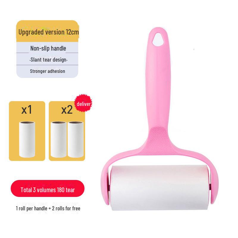 Large Pet Hair Roller Set with Free Shipping: Includes Dust Collector & Replacement Rolls for Clothes