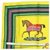 Auth HERMES Carre 90 Scarf Couvertures Et Tenues De Jour Silk He5517rr Used