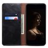For iPhone 15 Pro PU Leather Mobile Phone Case Waxy Crazy Horse Texture Phone Cover Stand Wallet