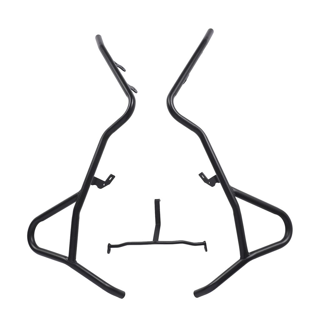 Motorcycle Highway Engine Guard Crash Bar 24mm Black Stainless Steel Bumper Protector Crash Bar for