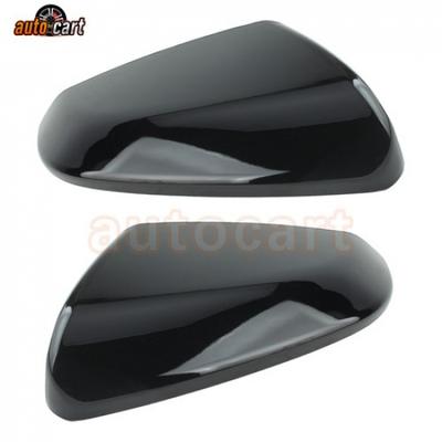2X Rearview Side Mirror Cover Cap Gloss Black L+R For Honda 10th Civic 2016~