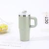 Simple 14oz Stainless Steel Vacuum Insulated Car Cup with Handle - Portable Outdoor Ice Buster