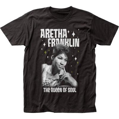 Aretha Franklin Męska Koszulka Muzyka Klasyczny Koncert Soul Zespół Koszulka Nowa Czarna