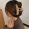 Frosted Chain Large Hair Clip for Women Elegant Shark Clip Hair Claw Fashion Girl Hair Clamp