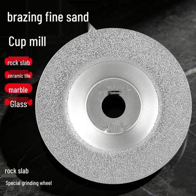 Diamond Bowl Grinding Disc for Edging, Cutting, and Trimming Stone, Tile, Marble, and Glass