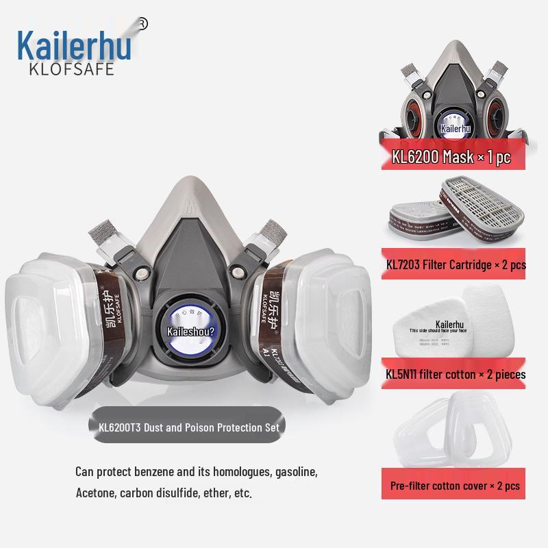 Kailer KN95 Protective Mask Set for Dust, Chemical, and Pesticide Protection