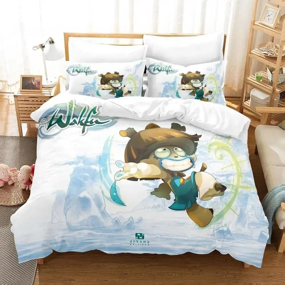 New Wakfu Bedding Collection Single Twin Full Queen King Size Bed Collection Adult Boys Bedroom Duvet Cover Collections Wakfu 3D Print Bed Sheet Set