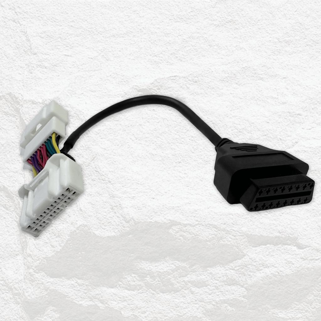 20pin OBD Connector for Tesla Model 3 before January 2019 For X431 OBD2 Diagnostic Adapter Cable 20pin Male/Female to OBD2 16pin