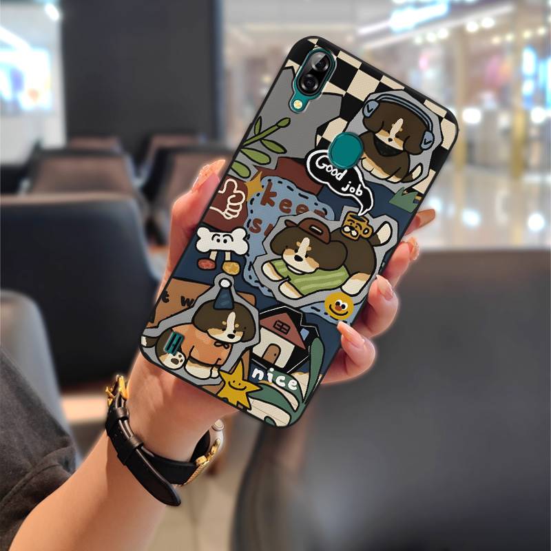 Shockproof Soft Case Phone Case For Blackview A60 Pro TPU Durable Anti-knock Waterproof Phone Pouch Animals Back Cover