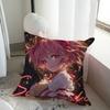 Anime K-Kaname-Madoka Office Cushion Pillowcase Car Cushion Cover45X45CM Lumbar Pillowcase Sofa Pillowcover