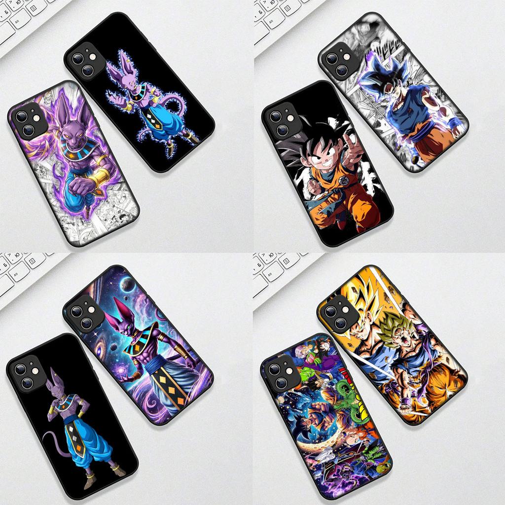 Cover for Motorola Moto G86 G57 E14 E15 G14 G34 G67 G84 G24 A54 G15 Power E22 Phone Case Beerus Dragons Gokus Balls DragonBalls