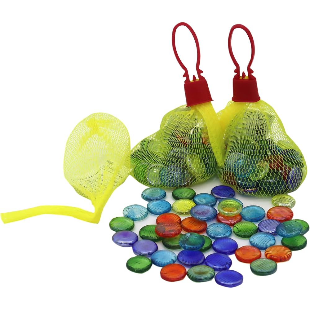 

Japanese brand Traditional Toy Set 3 pieces with net 1.6 cm diameter marbles