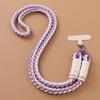 Braided Four-strand Mobile Phone Strap Lanyard, Long Men's and Women's Durable Lanyard, Strong Neck Rope, Outdoor Ins Clip, Anti-drop.