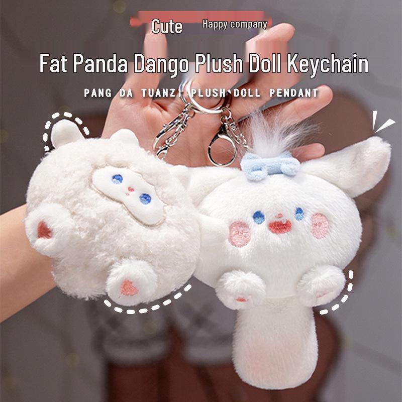 

Panda Otter Dango Plush Keychain - Children s Bag Pendant Rag Doll 12 cm