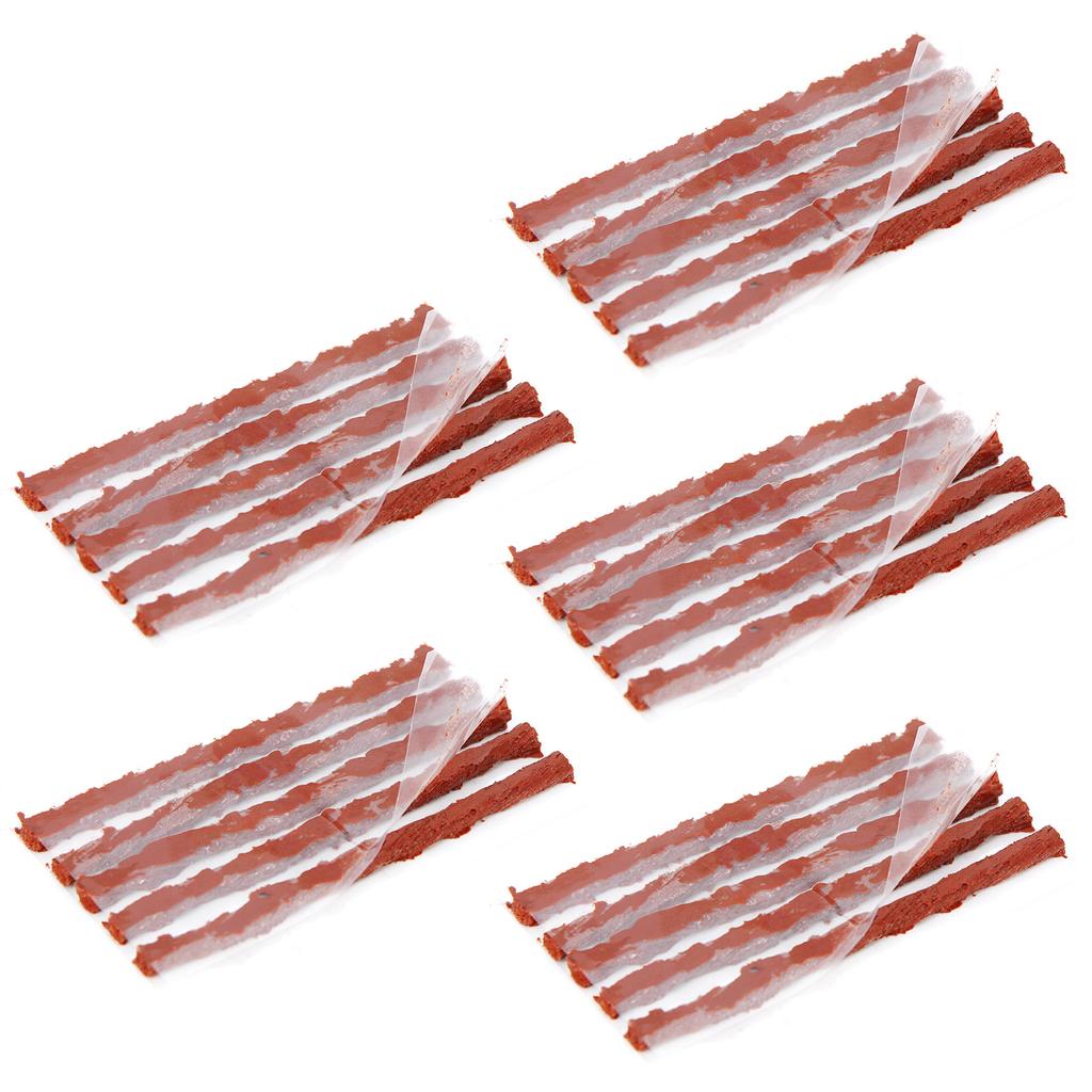 Car Tubeless Tire Repair Strips Kit Stiring Glue for Tyre Puncture Emergency Car Motorcycle Bike Tyre Repairing Rubber Strips