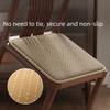 Memory Foam Chair Cushion Thick 1.5cm Chair Mat Comfortable Linen Fabric Seat Pad  Dining Chair