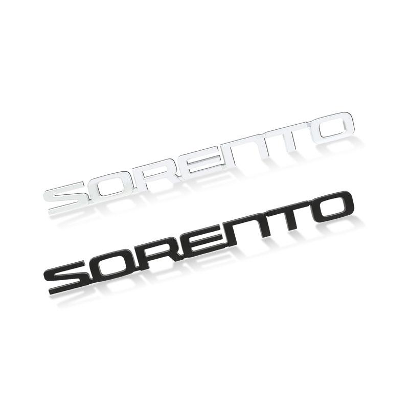 3D ABS SORENTO Letter Logo Rear Bumper Tail Trunk Sticker Car Styling For KIA Sorento 2004-2020 2021 Auto Accessories