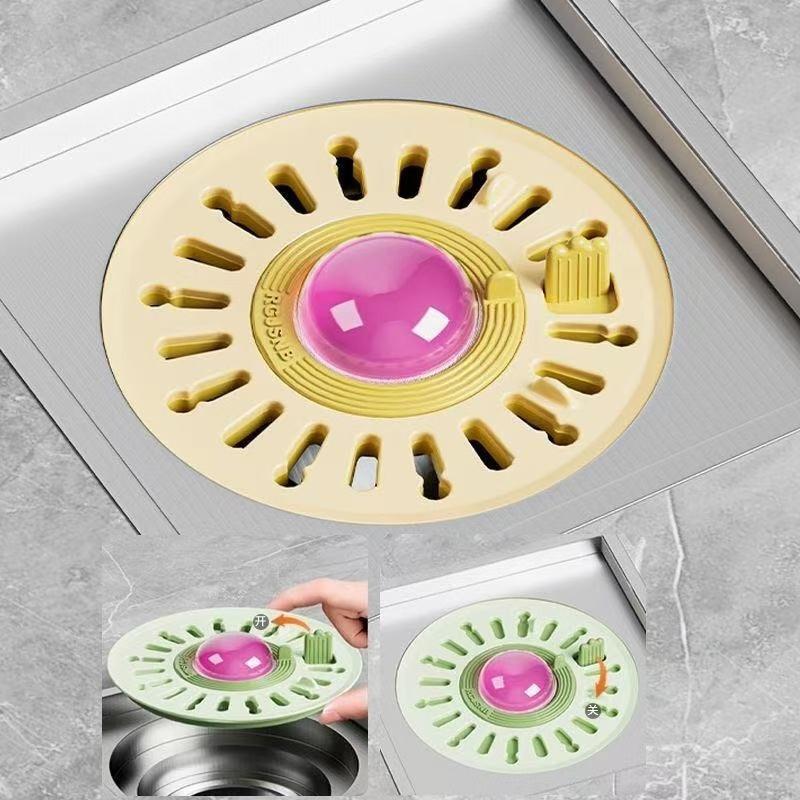 Scented Drain Cover Anti-odor Device To Prevent Sewer Anti-blockage Drainage Trap Universal Anti-odor Device for Bathrooms