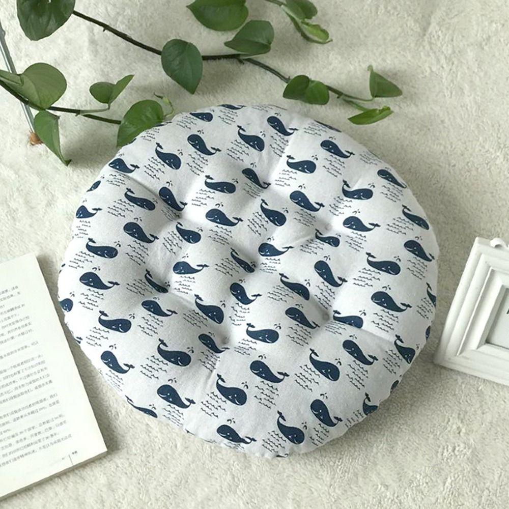 Comfortable Seat Cushion Soft Pain Relief Warm Floor Cushion Round Breathable Stool Backrest Pillow Computer Chair