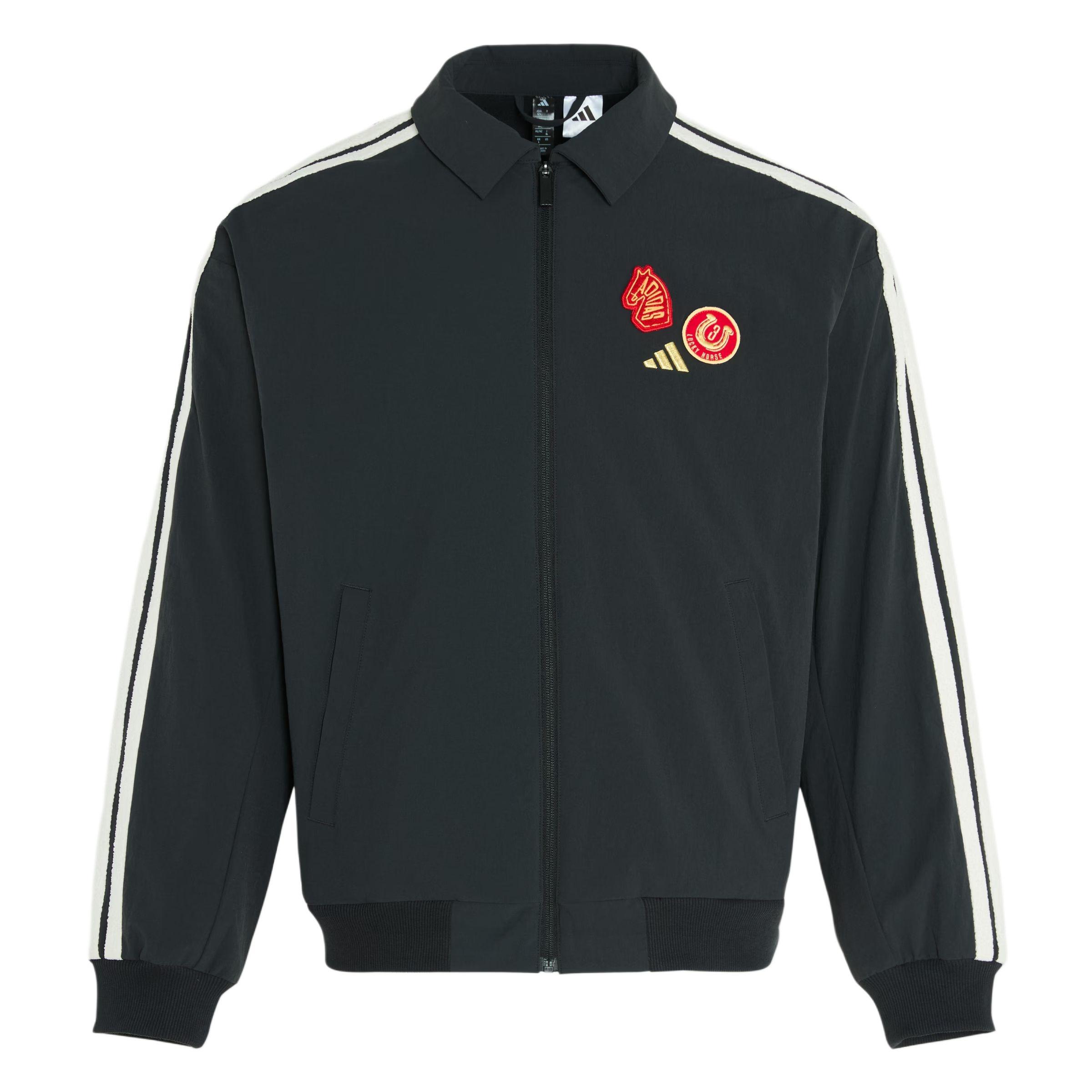 adidas CNY 3 Stripes Reversible Woven Jacket Black Men s KE4057 M