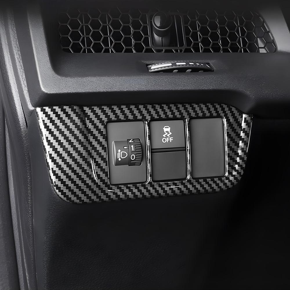 Für Honda CR-V CRV 6. Generation 2023 2024 2025 Hybrid ABS Auto Scheinwerfer Einstellknopf Schalter Abdeckung Rahmen Trim Aufkleber Zubehör