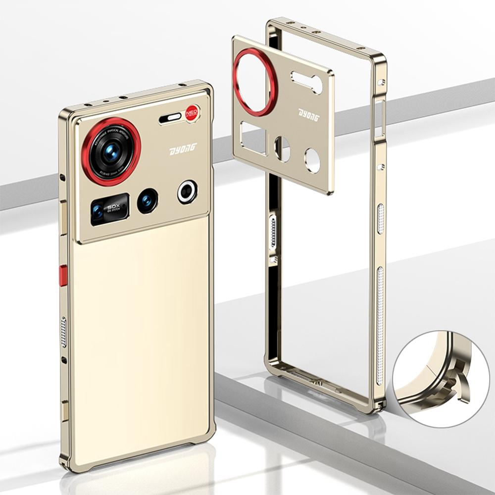 

Для ZTE nubia Z70 Ultra 5G Бампери Металева рамка Чохол для відведення тепла із захистом об єктива камери C