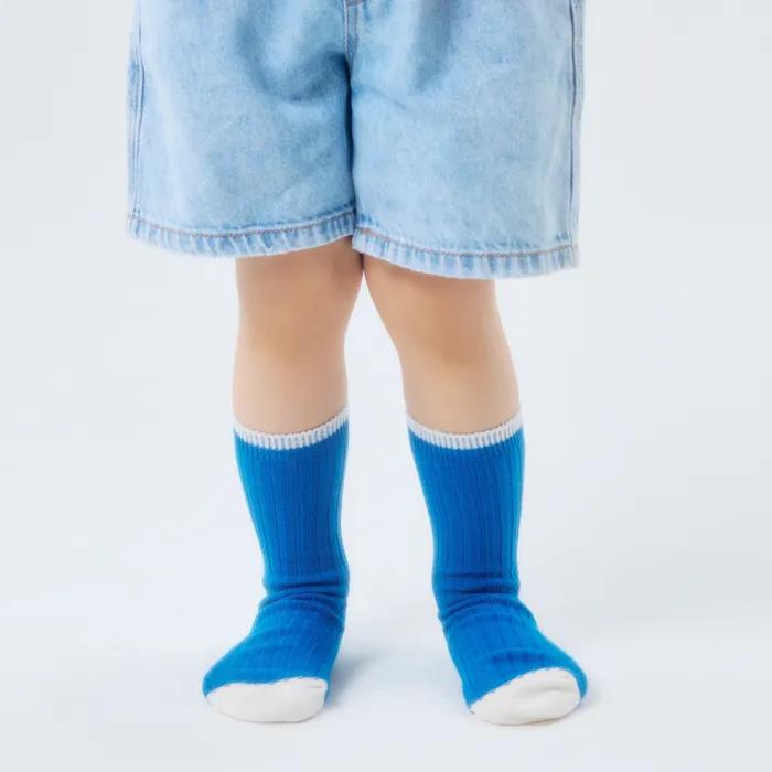 Kids Vivid Socks Blueberry
