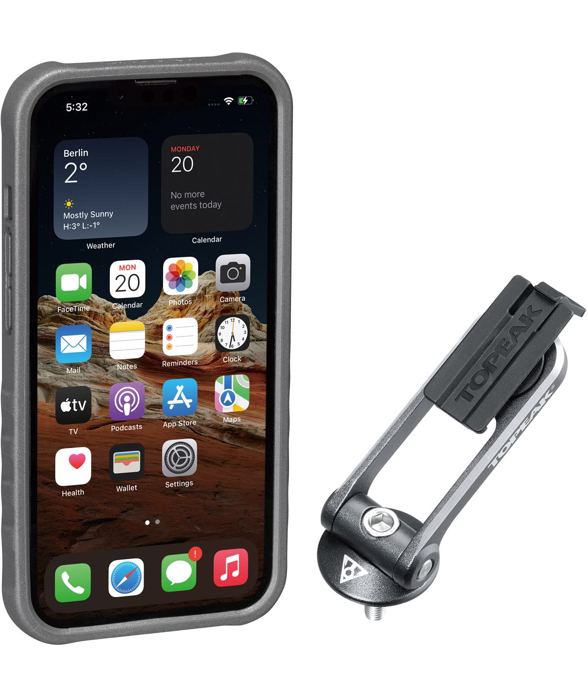 

TOPEAK TPK Ride Case iPhone 13 Set BAG46100 Smartphone Case (for Mini)
