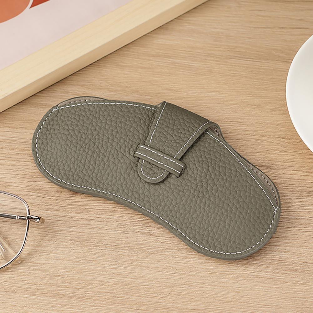 Portable Glasses Storage Bag Simple Fashionable PU Leather Glasses Protective Cover Sunglasses Reading Glasses Storage