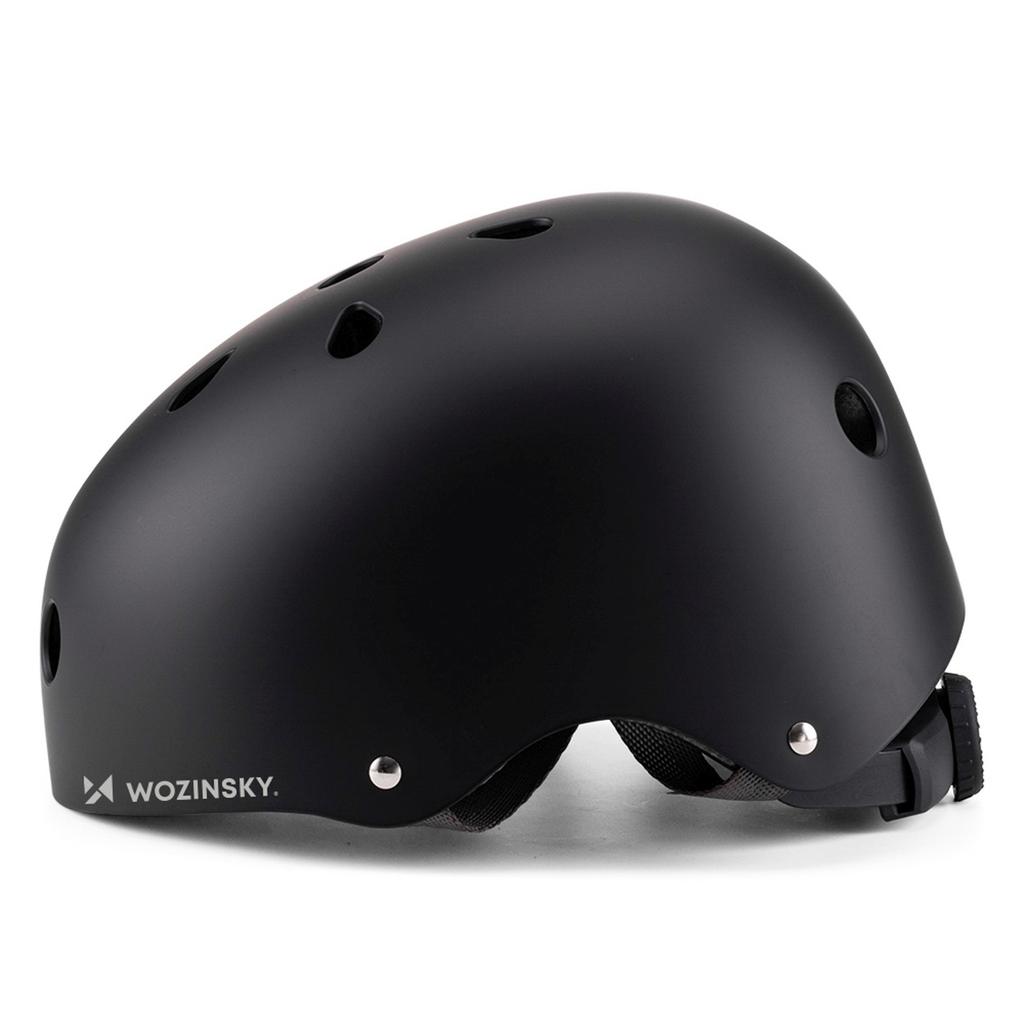 Lightweight BMX scooter bike helmet 48-52 cm - black