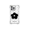 Applicable to Apple 11promax mobile phone case iphone11 four-corner lanyard 11 polka dot flower bracket 11 lambskin
