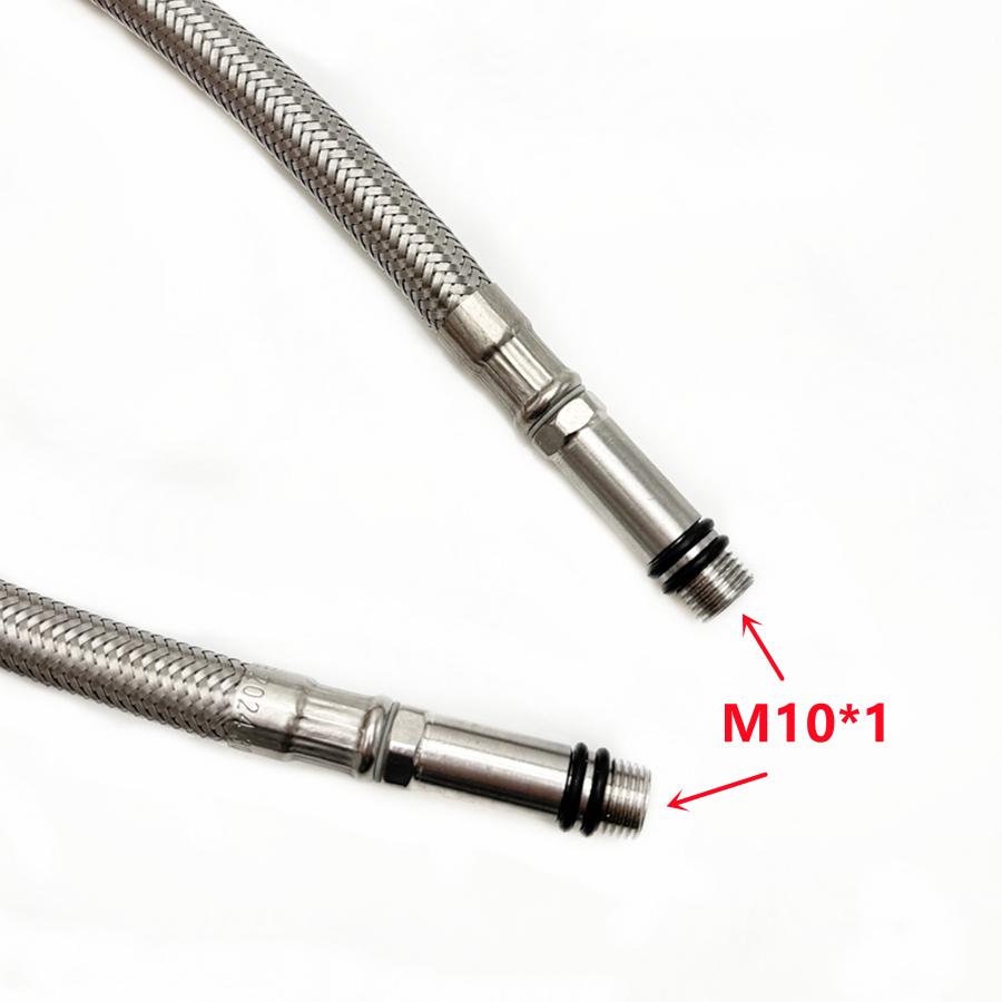40/50/56/60cm M10*1 Kitchen Faucet Hose 304 Stainless Steel Braided Hose Faucet Replacement Part Hose Kitchen Accessories 40cm