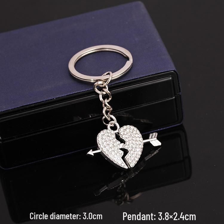 European & American Rock Guitar Keychain: Hip Hop Drip Oil Alloy Pendant Charm for Women's Bags